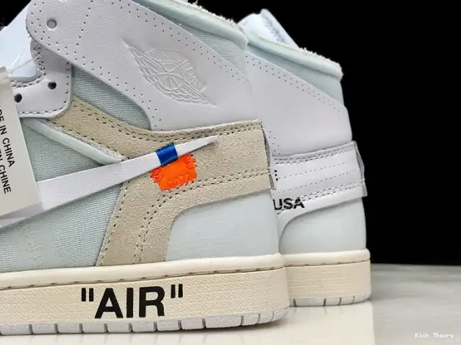 Kicked Out Shoe Store Jordan Off-White Retro White 1 Air High AQ0818-100 0531